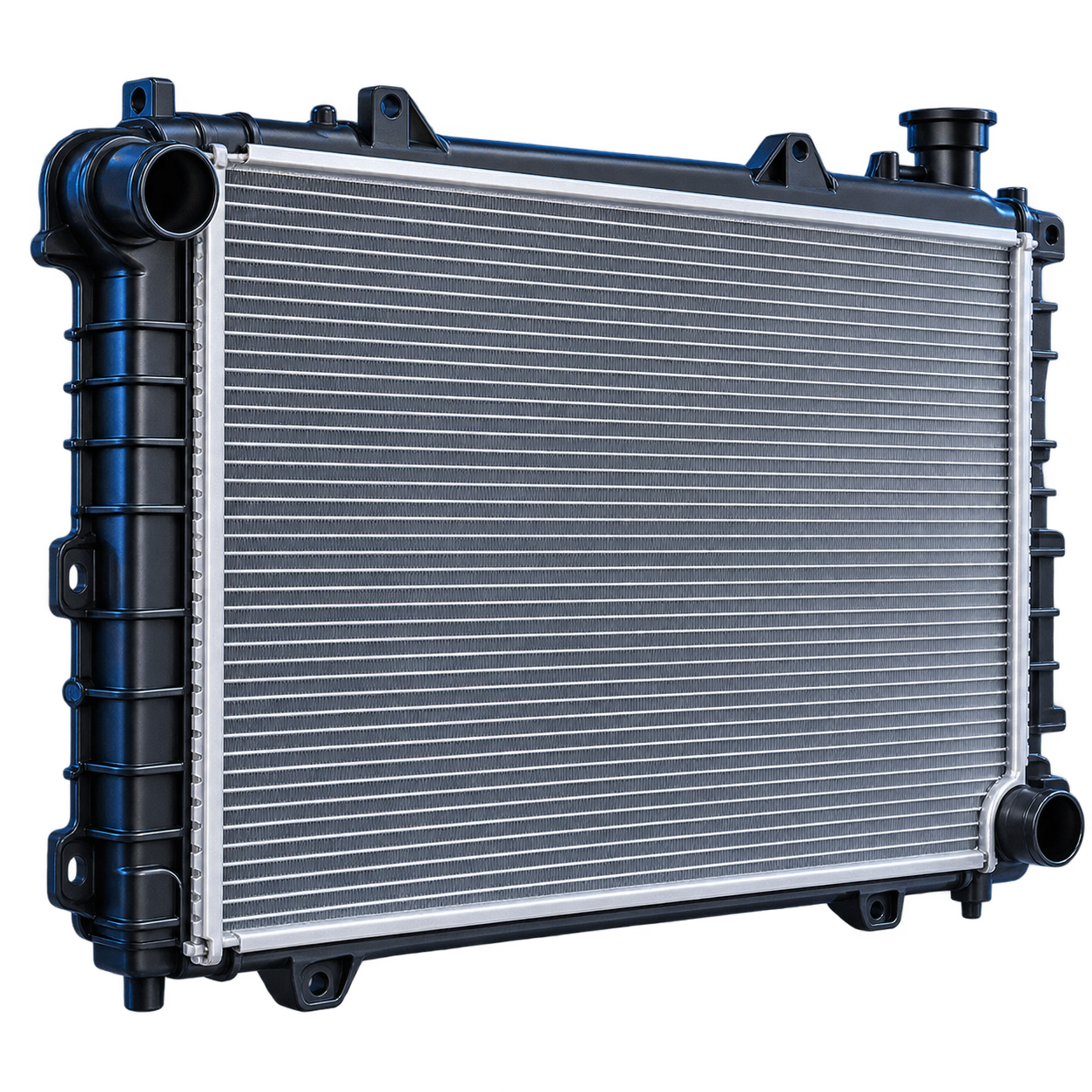 Generic automotive radiator cutout